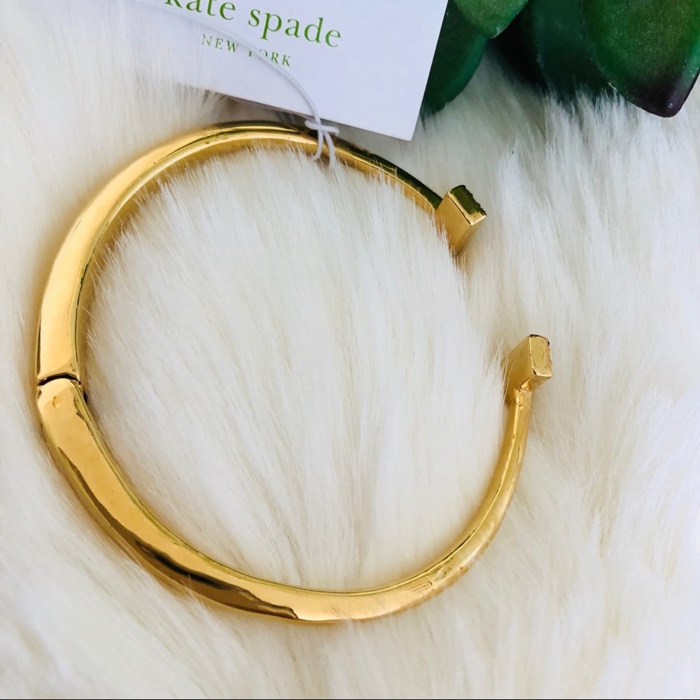 Kate Spade Raising The Bar Gold Bangle Cuff - Picture 4 of 6
